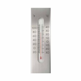 Lumarko Zewnętrzny termometr ścienny, aluminiowy, 7 x 1 x 23 cm