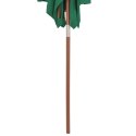  Parasol ogrodowy na drewnianym słupku, 150 x 200 cm, zielony Lumarko!