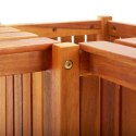 Ogrodowa ławka narożna z donicą, 117x117x40 cm, drewno akacjowe Lumarko!