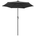  Parasol, antracytowy, 200x211 cm, aluminium Lumarko!