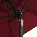  Parasol, burgundowy, 200 x 211 cm, aluminium Lumarko!