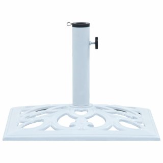  Podstawa pod parasol, biała, 12 kg 49 cm, żeliwo Lumarko!