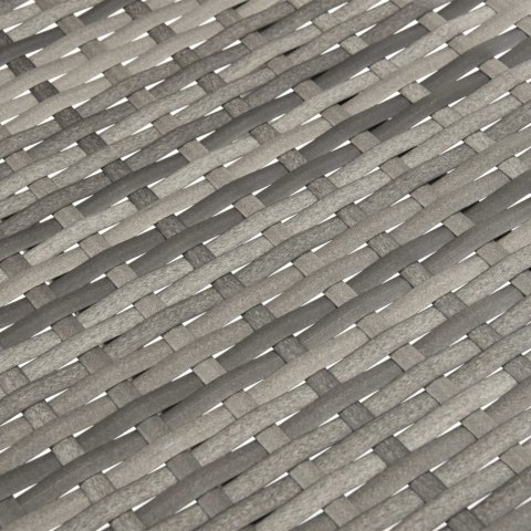  Sztaplowane krzesła ogrodowe, 2 szt., szare, polirattan Lumarko!