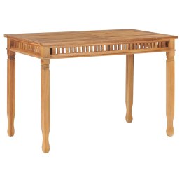  Stół ogrodowy, 120x65x80 cm, lite drewno tekowe Lumarko!