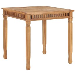  Stół ogrodowy, 80x80x80 cm, lite drewno tekowe Lumarko!