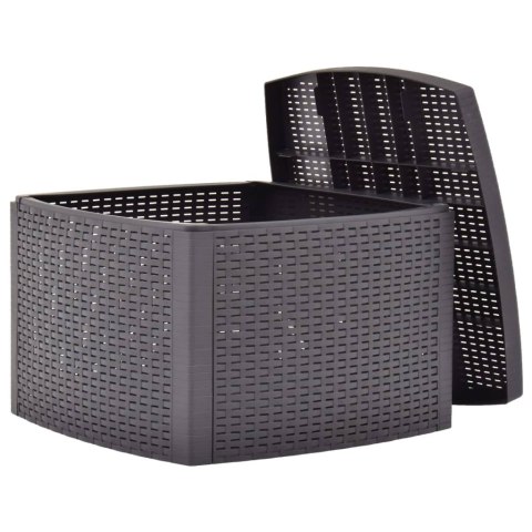  Stolik boczny, mokka, 54x54x36,5 cm, plastikowy Lumarko!