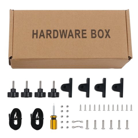  Bimini, daszek do łodzi, 4 pałąki, biały, 243x210x117 cm Lumarko!