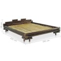  Rama łóżka, ciemnobrązowa, bambusowa, 180 x 200 cm Lumarko!