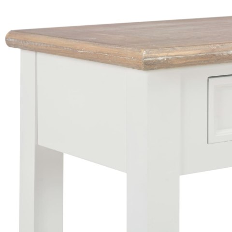  Stolik konsola, biały, 110 x 35 x 80 cm, drewniany Lumarko!