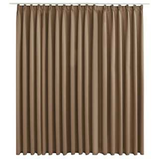  Zasłona zaciemniająca z haczykami, taupe, 290x245 cm Lumarko!