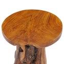  Stolik kawowy, 40x40 cm, lite drewno tekowe Lumarko!