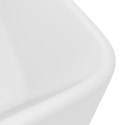  Luksusowa umywalka, matowa biel, 41x30x12 cm, ceramiczna Lumarko!