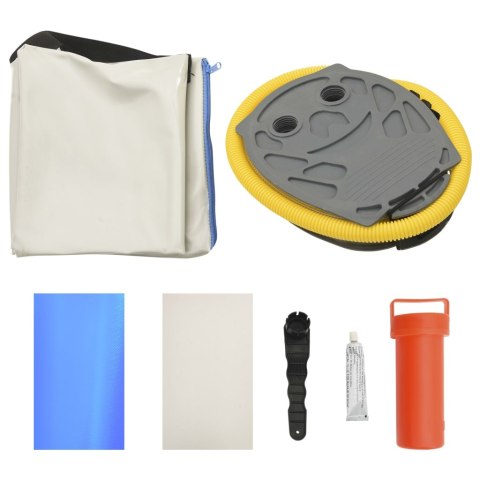  Mata gimnastyczna z pompką, 300x100x15 cm, PVC, niebieska Lumarko!