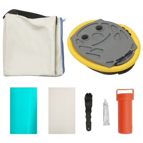  Mata gimnastyczna z pompką, 300x100x15 cm, PVC, zielona Lumarko!