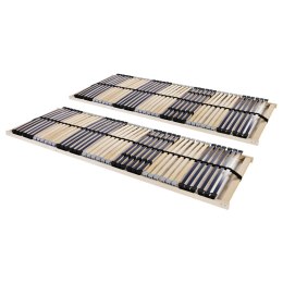  Stelaże do łóżek, 2 szt., 42 listwy, 7 stref, 90 x 200 cm Lumarko!