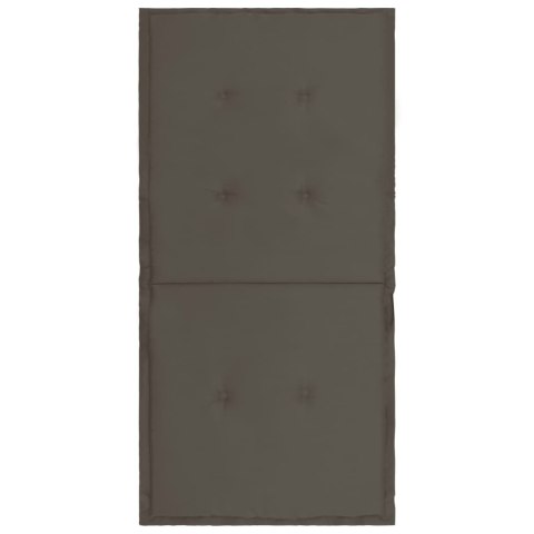  Poduszki na krzesła ogrodowe, 4 szt., antracytowe, 100x50x3 cm Lumarko!