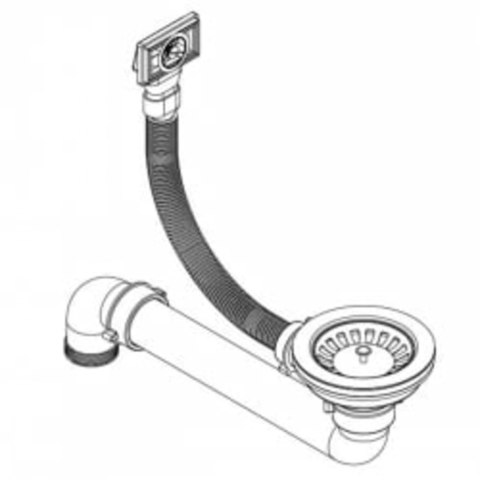  Granitowy zlewozmywak jednokomorowy, beżowy Lumarko!