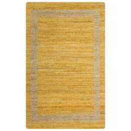  Ręcznie wykonany dywan, juta, żółty, 120x180 cm Lumarko!