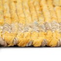  Ręcznie wykonany dywan, juta, żółty, 80x160 cm Lumarko!