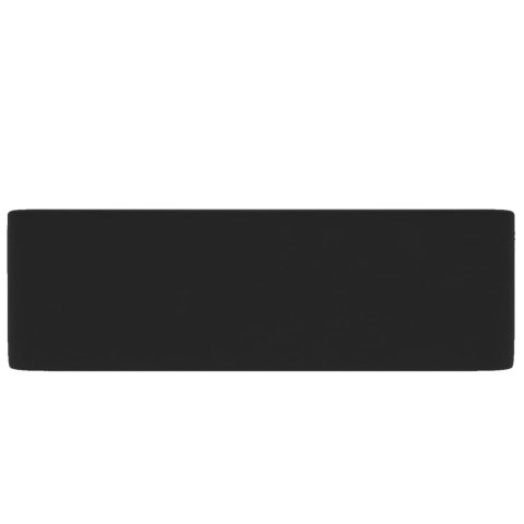  Luksusowa umywalka, matowa czerń, 41x30x12 cm, ceramiczna Lumarko!