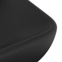  Umywalka prostokątna, matowa czerń, 71x38 cm, ceramiczna Lumarko!