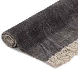  Dywan typu kilim, bawełna, 120 x 180 cm, antracytowy Lumarko!