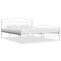  Rama łóżka, biała, metalowa, 140 x 200 cm Lumarko!