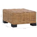  Stolik kawowy, 47 x 47 x 28 cm, naturalny rattan Lumarko!