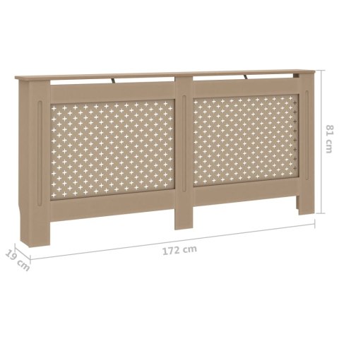  Osłona na kaloryfer, 172x19x81 cm, MDF Lumarko!