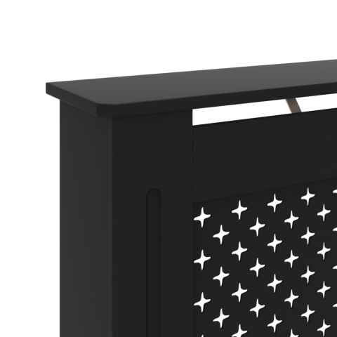  Osłona na kaloryfer, czarna, 112x19x81 cm, MDF Lumarko!