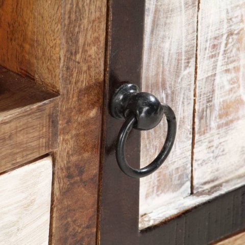  Szafka pod TV, 120x30x40 cm, lite drewno odzyskane Lumarko!