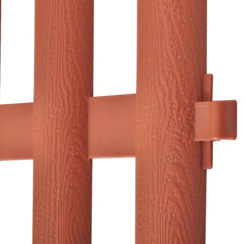  Obrzeża ogrodowe, 17 szt., 10 m, brązowe Lumarko!