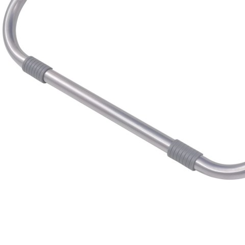  Rozkładane leżaki tarasowe, 2 szt., stal, szare Lumarko!