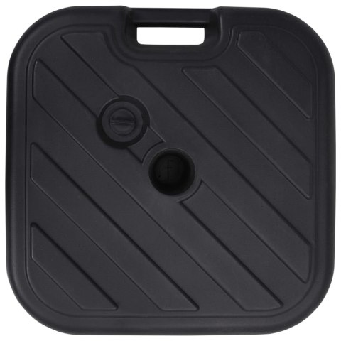  Podstawa do parasola, wypełniana wodą/piaskiem, 24 L, czarna Lumarko!