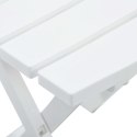  Składany stół ogrodowy, 45,5x38,5x50 cm, biały Lumarko!