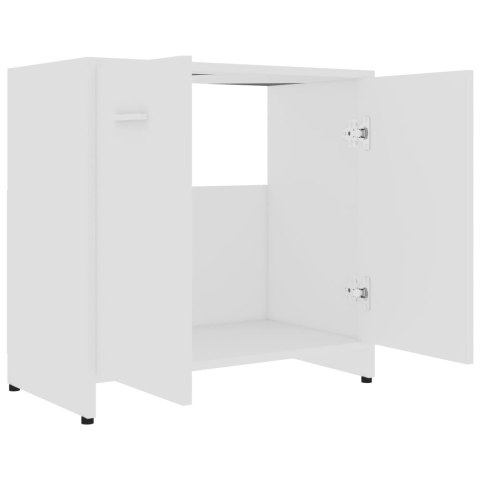  Szafka łazienkowa, biała, 60x33x58 cm, płyta wiórowa Lumarko!