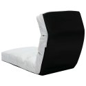  Składane krzesło podłogowe, białe, sztuczna skóra Lumarko!