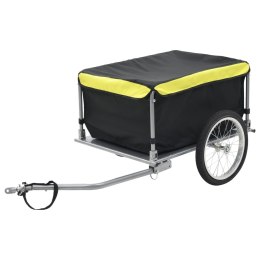  Przyczepa rowerowa, transportowa, 65 kg, czarno-żółta Lumarko!
