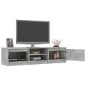  Szafka pod TV, betonowy szary, 140x40x35,5 cm, płyta wiórowa Lumarko!