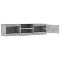  Szafka pod TV, betonowy szary, 140x40x35,5 cm, płyta wiórowa Lumarko!