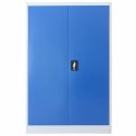  Szafa biurowa, metalowa, 90 x 40 x 140 cm, szaro-niebieska Lumarko!