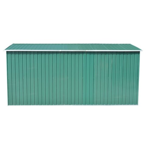  Szopa ogrodowa, 257 x 398 x 178 cm, metal, zielona Lumarko!