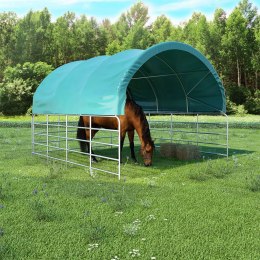  Namiot dla bydła, PVC, 3,7 x 3,7 m, zielony Lumarko!