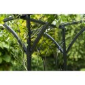   Łuk ogrodowy, metalowy, 114 x 66 x 232 cm, czarny Lumarko!