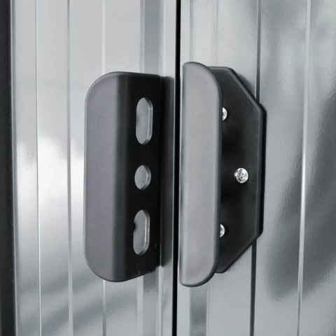  Metalowa szopa ogrodowa, szara Lumarko!