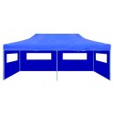  Niebieski namiot imprezowy, rozkładany, 3 x 6 m Lumarko!