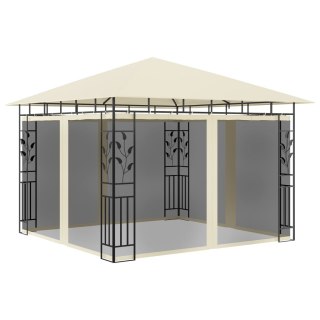  Altana ogrodowa z moskitierą, 3x3x2,73 m, kremowa, 180 g/m² Lumarko!