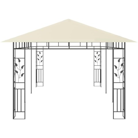  Altana ogrodowa z moskitierą, 6x3x2,73 m, kremowa Lumarko!