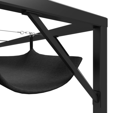  Altana ogrodowa ze zwijanym dachem, 3x3 m, antracyt Lumarko!