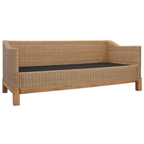  3-osobowa sofa z poduszkami, naturalny rattan Lumarko!